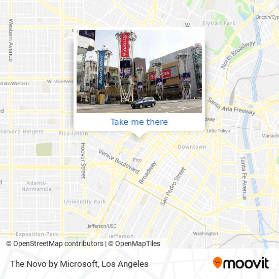The Novo by Microsoft map