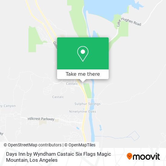 Days Inn by Wyndham Castaic Six Flags Magic Mountain map