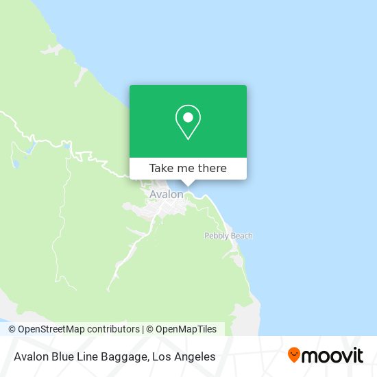 Avalon Blue Line Baggage map
