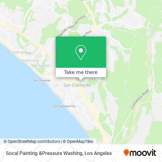 Socal Painting &Pressure Washing map