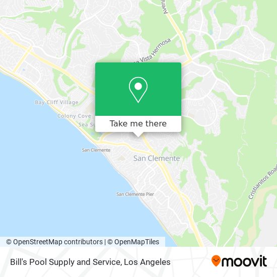 Bill's Pool Supply and Service map