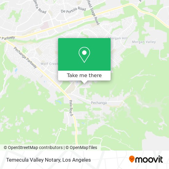 Temecula Valley Notary map