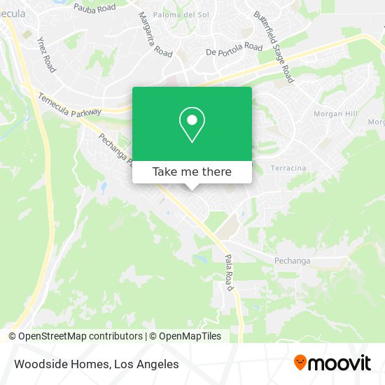 Woodside Homes map