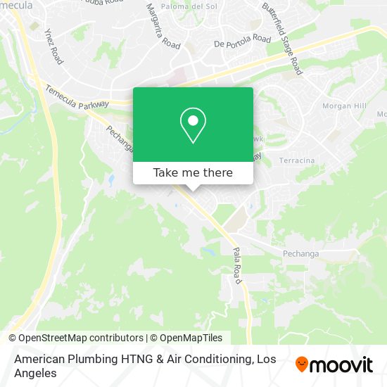 Mapa de American Plumbing HTNG & Air Conditioning