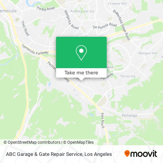 ABC Garage & Gate Repair Service map