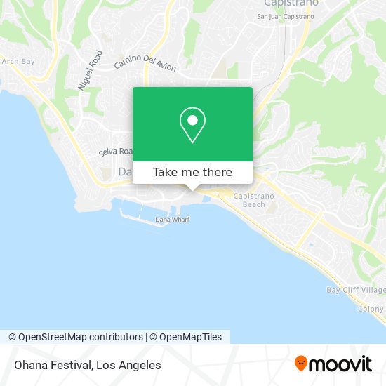 Ohana Festival map