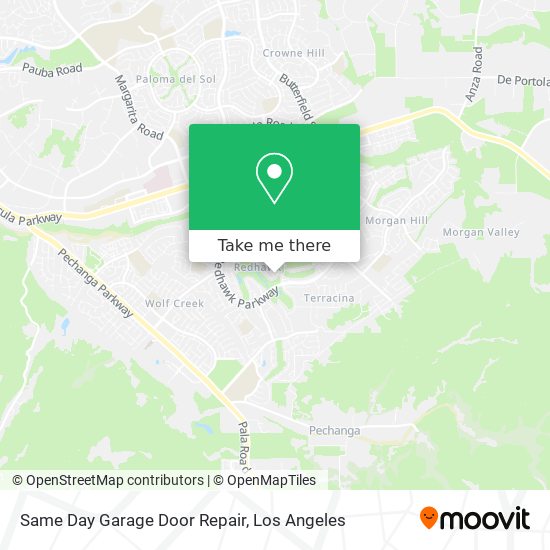 Same Day Garage Door Repair map