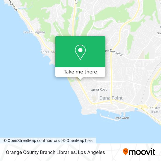 Mapa de Orange County Branch Libraries