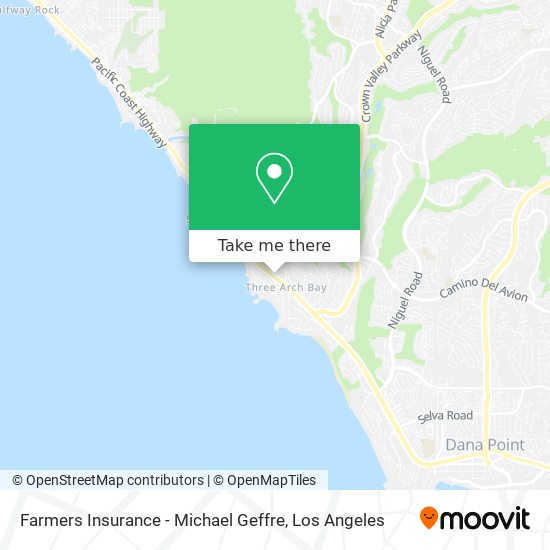 Mapa de Farmers Insurance - Michael Geffre