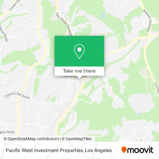 Pacific West Investment Properties map