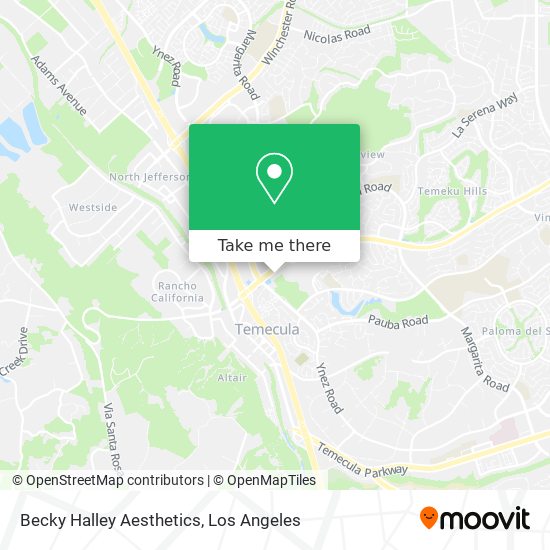 Mapa de Becky Halley Aesthetics