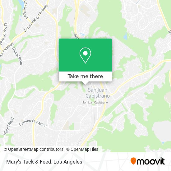 Mary's Tack & Feed map