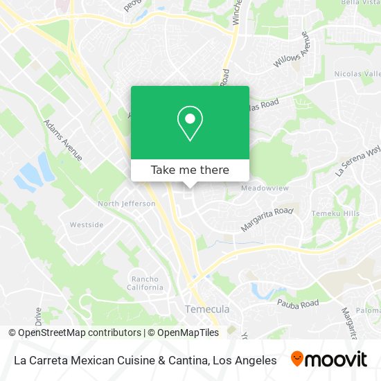 La Carreta Mexican Cuisine & Cantina map