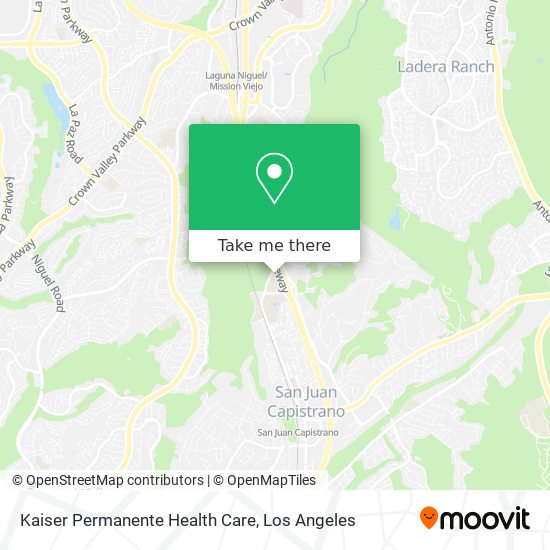 Kaiser Permanente Health Care map