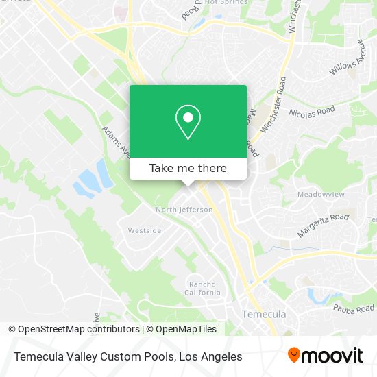 Temecula Valley Custom Pools map