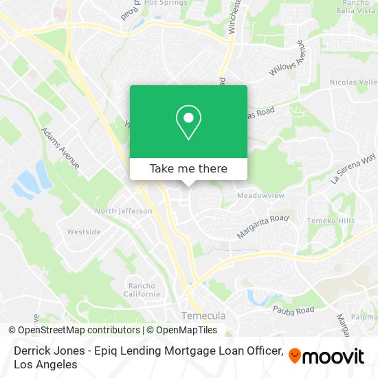 Derrick Jones - Epiq Lending Mortgage Loan Officer map