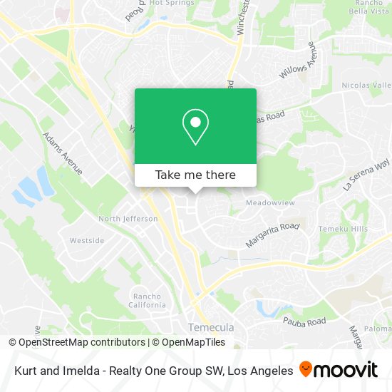 Kurt and Imelda - Realty One Group SW map