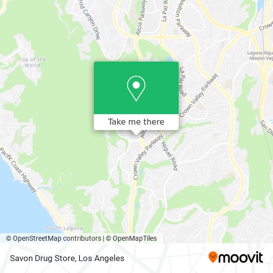 Mapa de Savon Drug Store