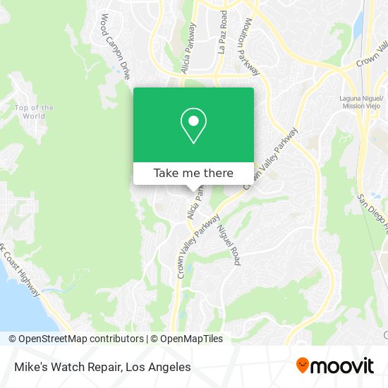 Mike's Watch Repair map