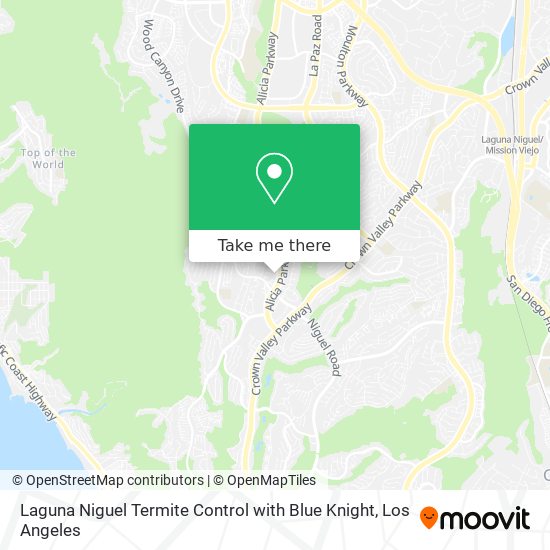 Mapa de Laguna Niguel Termite Control with Blue Knight