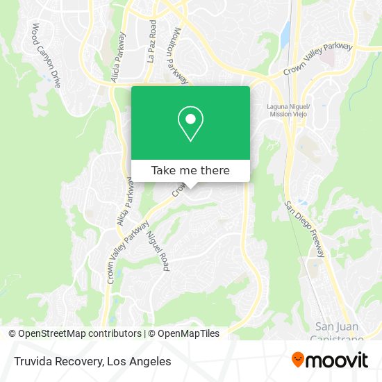 Truvida Recovery map