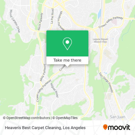 Heaven's Best Carpet Cleaning map