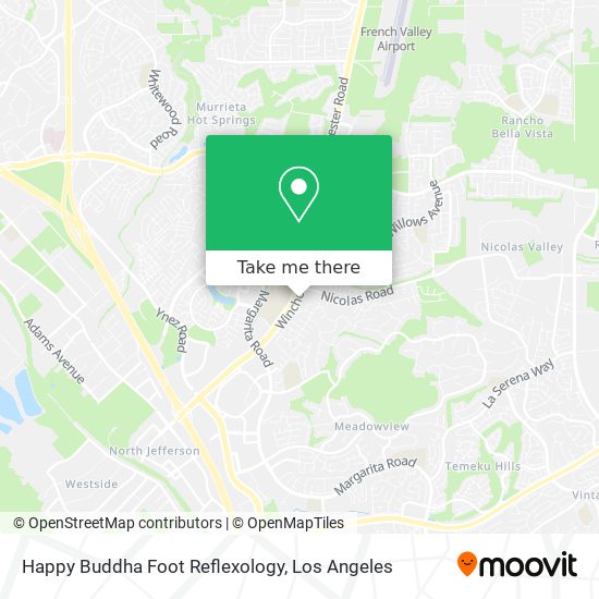 Happy Buddha Foot Reflexology map