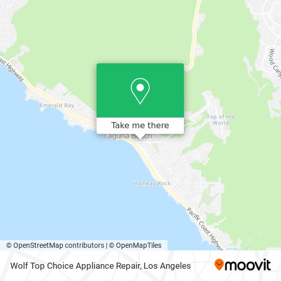 Wolf Top Choice Appliance Repair map