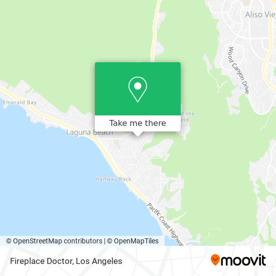 Fireplace Doctor map