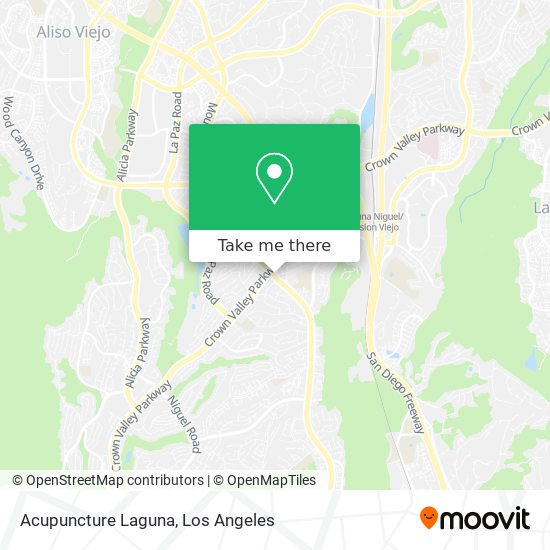 Acupuncture Laguna map