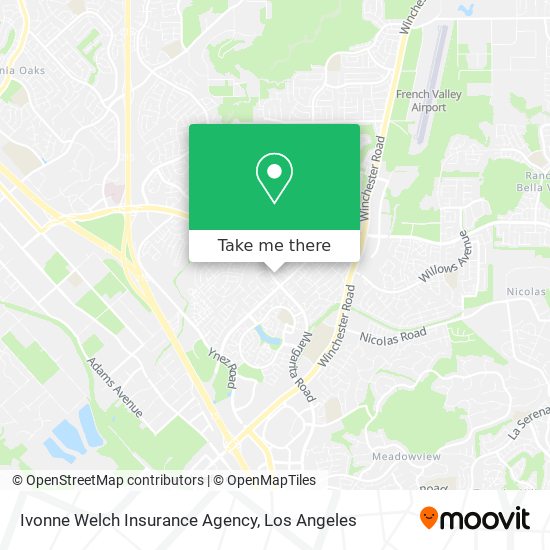 Mapa de Ivonne Welch Insurance Agency