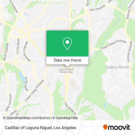 Mapa de Cadillac of Laguna Niguel