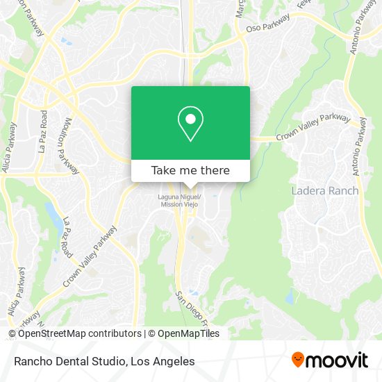 Mapa de Rancho Dental Studio