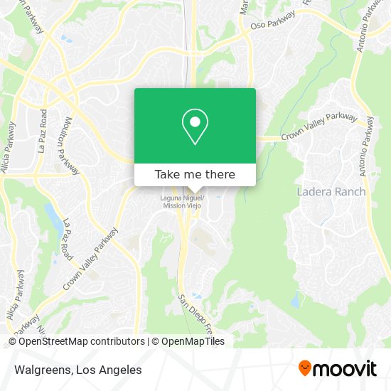 Mapa de Walgreens