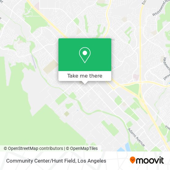 Community Center/Hunt Field map