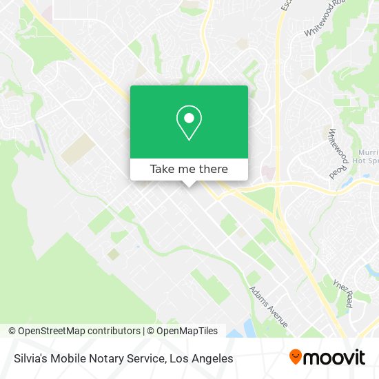 Silvia's Mobile Notary Service map