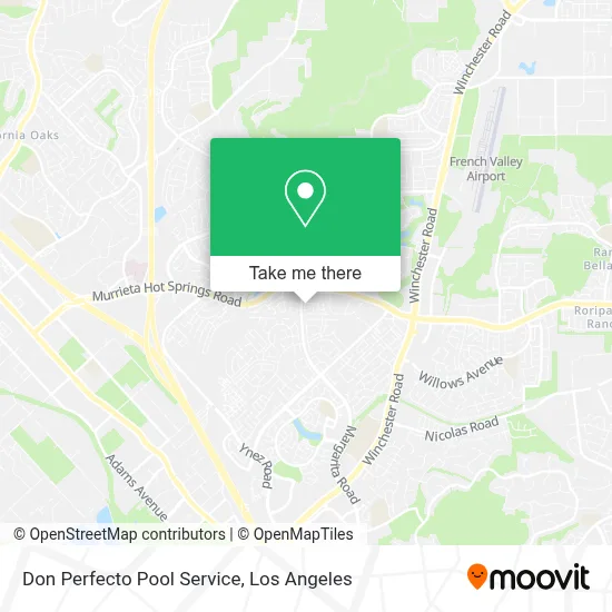 Don Perfecto Pool Service map