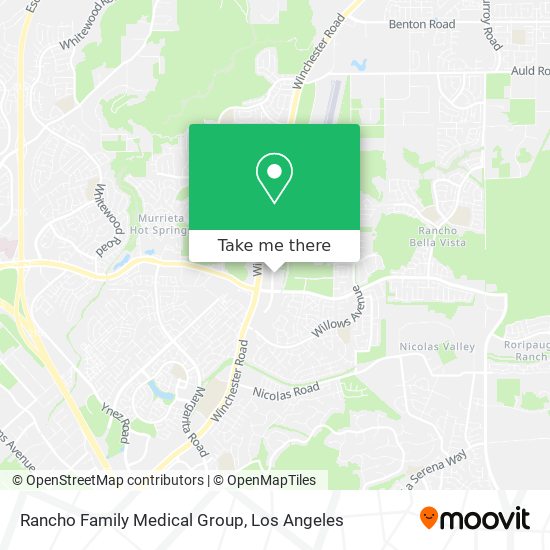 Mapa de Rancho Family Medical Group