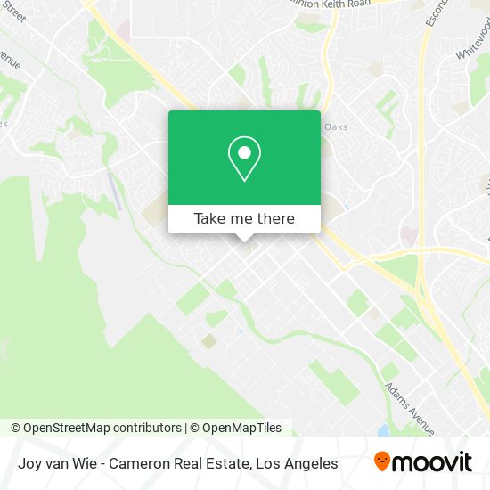 Joy van Wie - Cameron Real Estate map