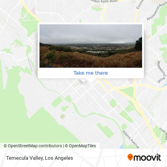 Temecula Valley map