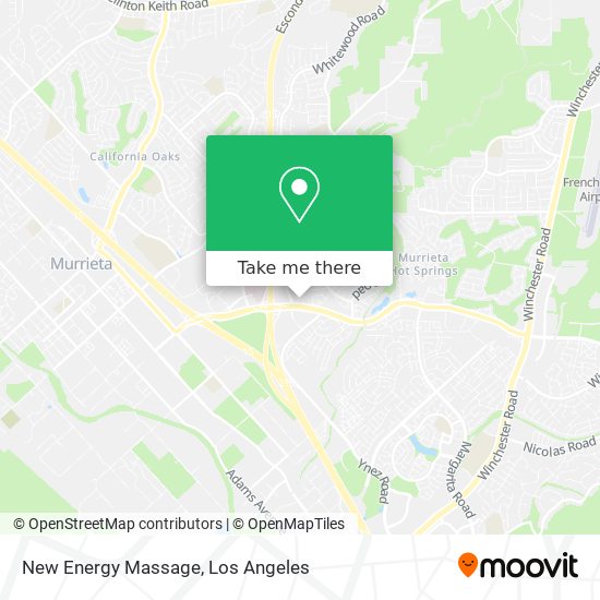 Mapa de New Energy Massage