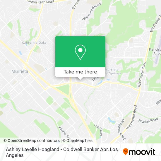 Ashley Lavelle Hoagland - Coldwell Banker Abr map