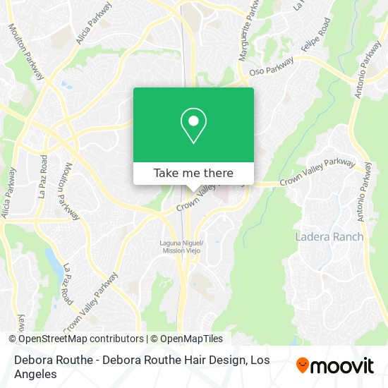 Mapa de Debora Routhe - Debora Routhe Hair Design