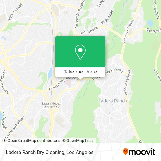Mapa de Ladera Ranch Dry Cleaning