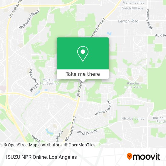 ISUZU NPR Online map