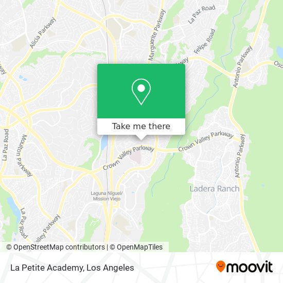 Mapa de La Petite Academy