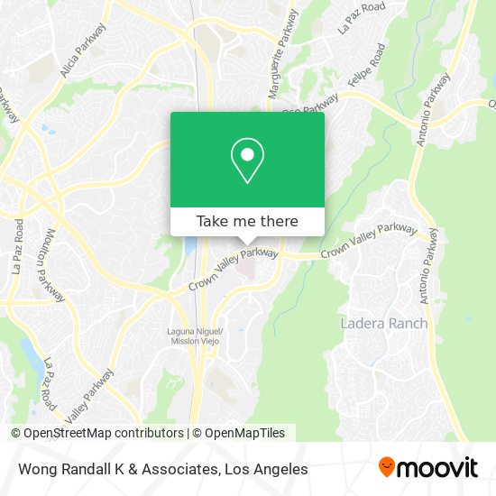 Wong Randall K & Associates map