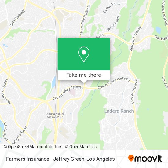 Mapa de Farmers Insurance - Jeffrey Green