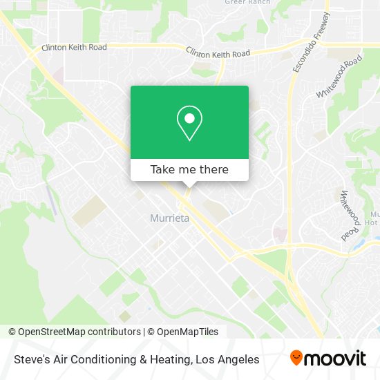 Steve's Air Conditioning & Heating map