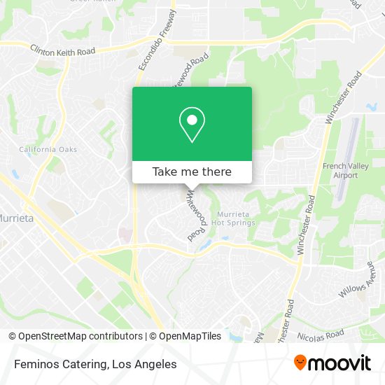 Mapa de Feminos Catering